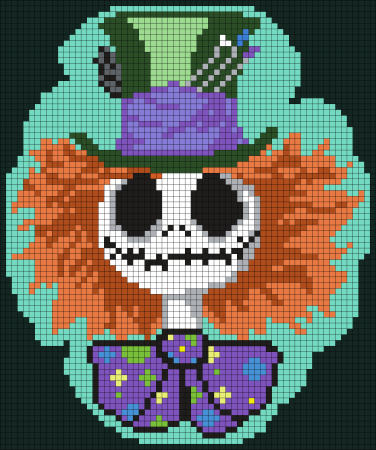 Тыква по клеточкам