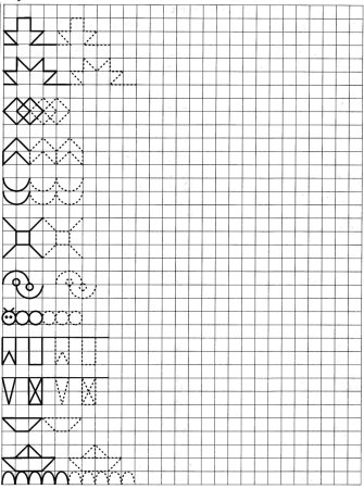 Рисование по клеточкам для детей