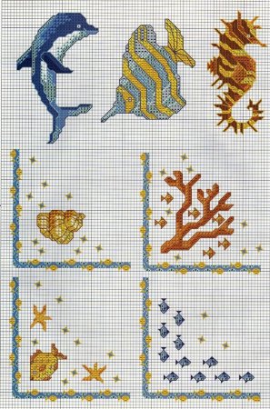 Вышивка крестом морская тематика
