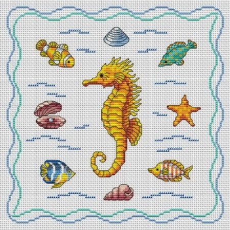 Динозаврик по клеткам