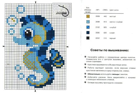 Схема вышивки крестом дракон