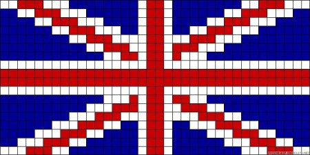 Фенечка британский флаг