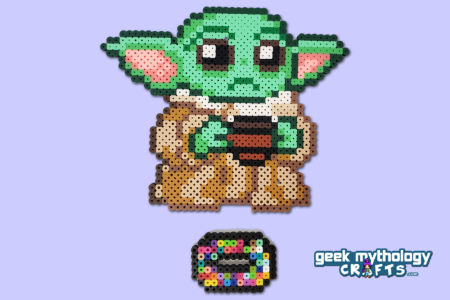 Йода пиксель арт