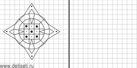 Клетка тетрадная геометрические фигуры