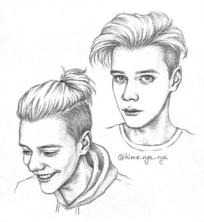 Влад а4 карандашом для срисовки