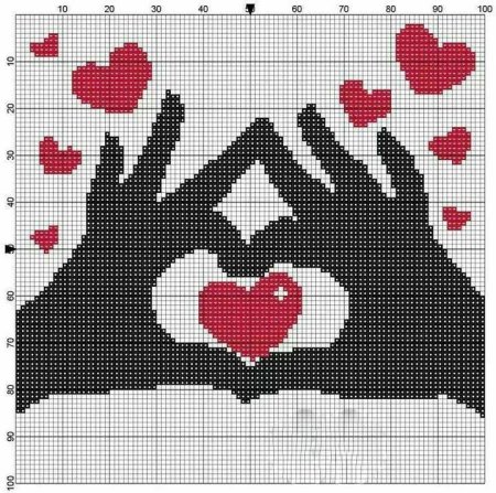 Красивые надписи по клеточкам