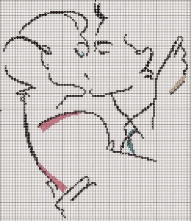 Вышивка крестиком надписи