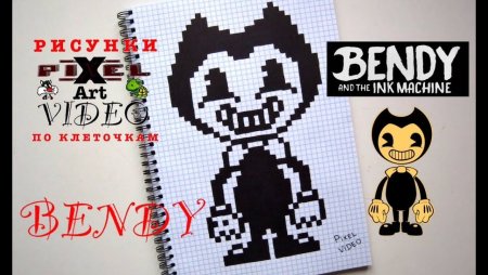 Рисование по клеточкам БЕНДИ