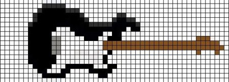 Рисунки по клеточкам Cuphead