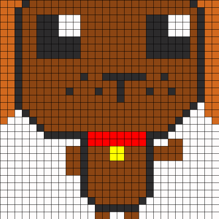 Рисунки по клеточкам еда и животные