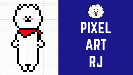 Рисование по клеточкам БТС