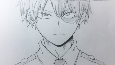 Тодороки шото в рубашке