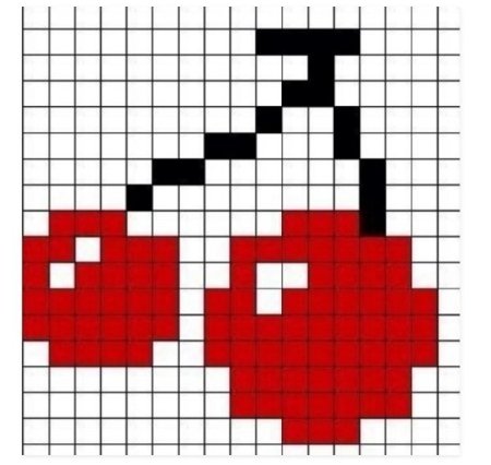 Рисунки по клеткам лёгкие