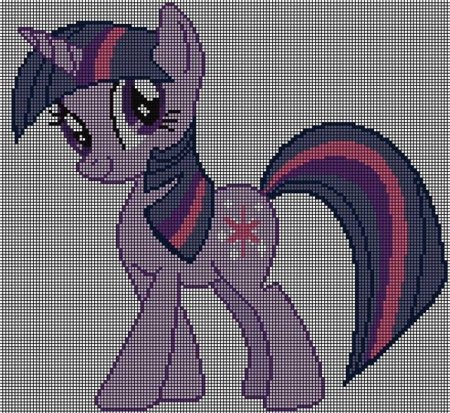 Искорка пони вышивка