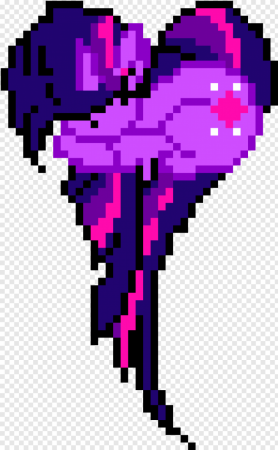 Твайлайт Спаркл пиксель арт
