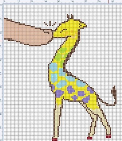 Рисование по клеточкам по стрелочкам