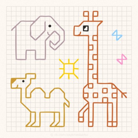 Задания для дошкольников графический диктант