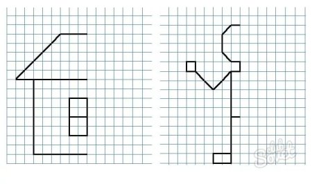 Узоры по клеточкам для дошкольников