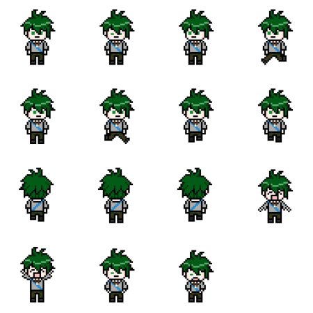 Пиксель спрайт данганронпа1