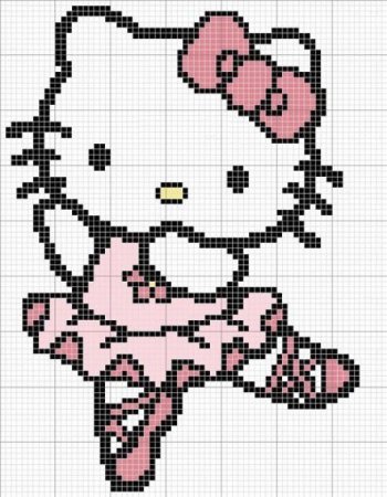 Хеллоу Китти в клеточку