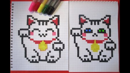 Пиксельный кот