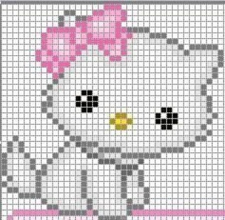 Схема кошки для вязания спицами