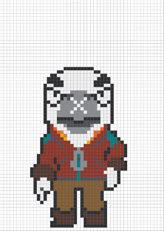 Рисование по клеткам БРАВЛ