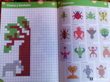 Графический диктант цветной