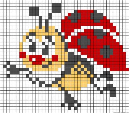 Рисунки по клеткам для детского сада