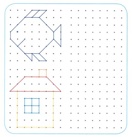 Рисунки по точкам по клеткам