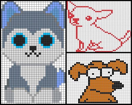 Животное по клеткам