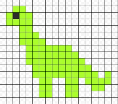 Рисунки по клеточкам маленькие