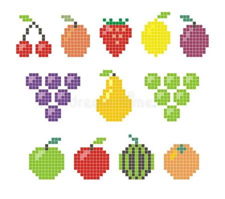 Авокадо по клеточкам