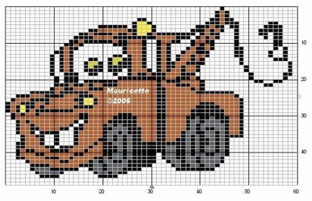 Детский жаккард схемы машинки