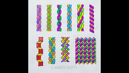 Узоры по клеточкам в тетради