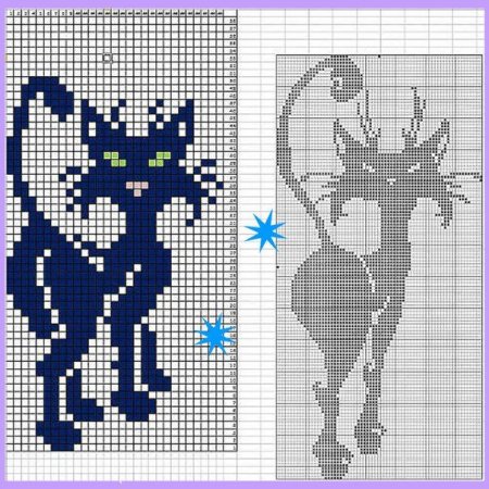 Жаккардовые узоры животные