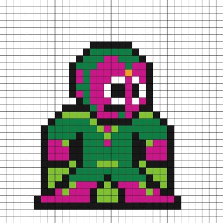 Пиксель арт Марвел