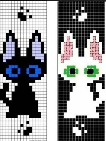 Рисунки по клеточкам разбитое сердце