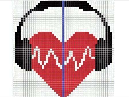 Рисунки по клеточкам для подруги