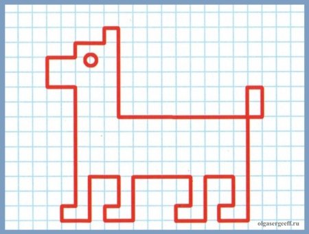 Игра по клеточкам для детей