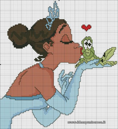 Герои мультфильмов по клеточкам