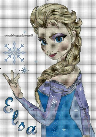 Термомозаика схема принцессы Дисней