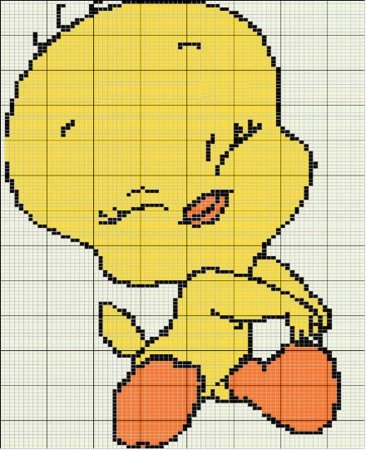 Вышивка крестом том и Джерри схемы