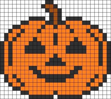 Тыква по клеточкам