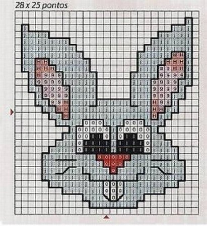 Схемы вышивки на вязаных изделиях для детей