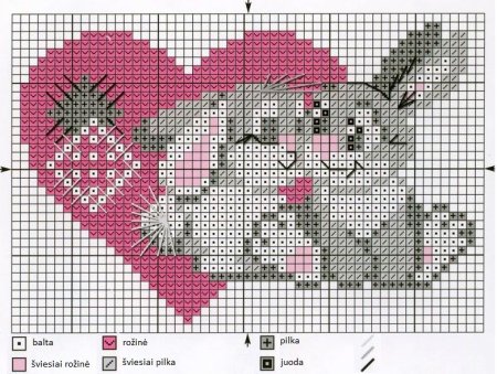 Зайка вышивка по петлям