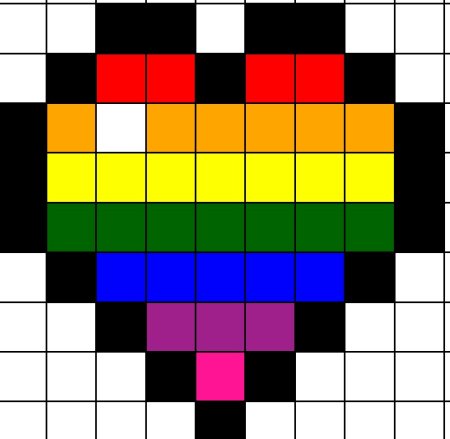 Рисунки по клеточкам пони