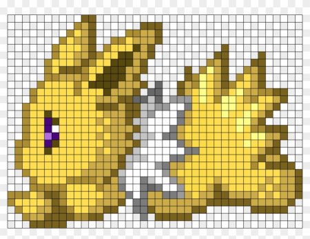 Дракончики по клеточкам в тетради