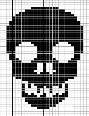 Череп для вязания