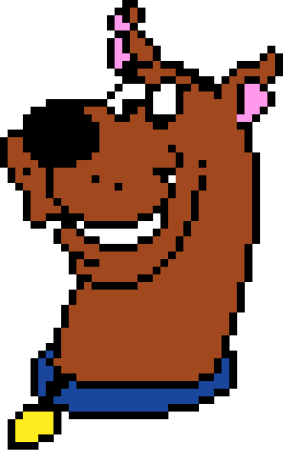 Схема вышивки Скуби Ду